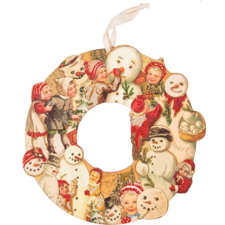 Snowman Wreath