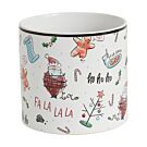 Dear Santa Pot 6.5" x 6.25"